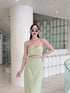 SIRINNN Off- Hollow Out  Tube Dresses